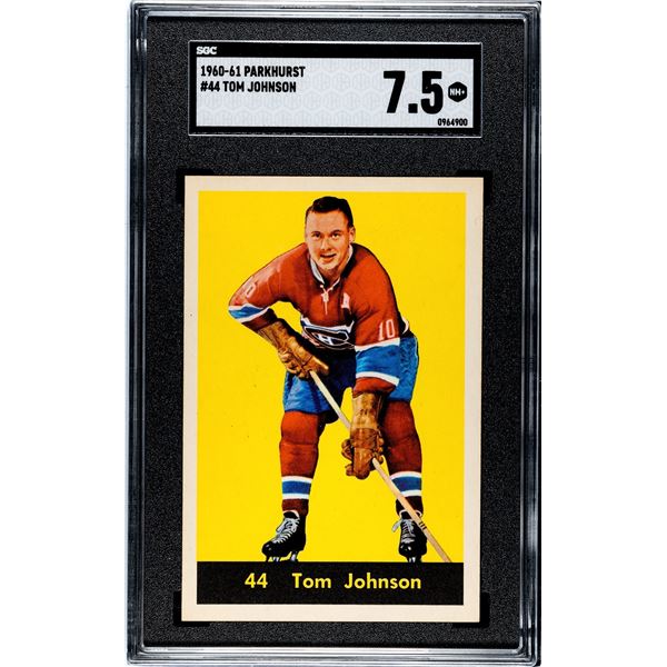 1960-61 Parkhurst #44 Tom Johnson (SGC 7.5)