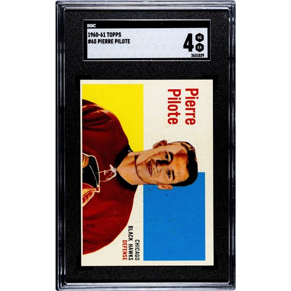 1960-61 Topps #65 Pierre Pilote (SGC 4)