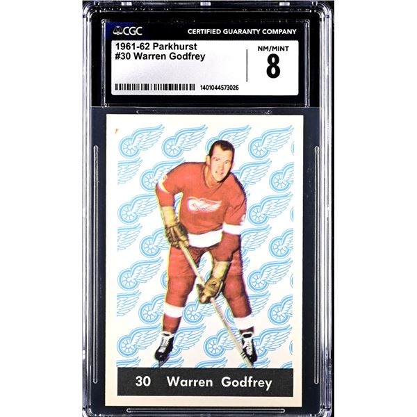 1961-62 Parkhurst #30 Warren Godfrey (CGC 8)