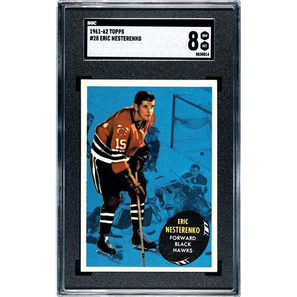 1961-62 Topps #28 Eric Nesterenko (SGC 8)
