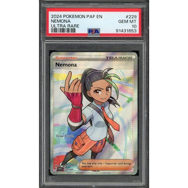 2024 Pokémon Nemona Ultra Rare - PSA 10