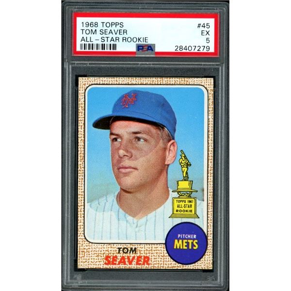 1968 Topps #45 Tom Seaver (PSA 5)