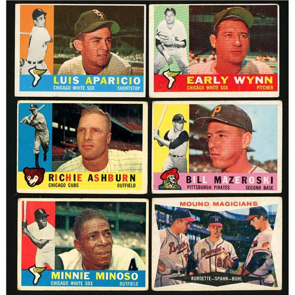 Lot of 12 x 1960s Baseball HOFers