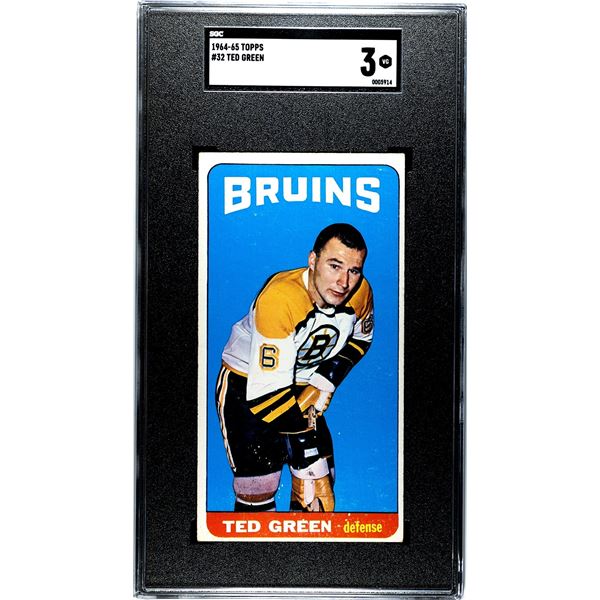 1964-65 Topps #32 Ted Green SP (SGC 3)