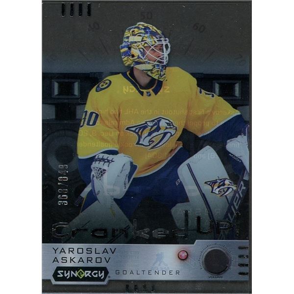 2023-24 Upper Deck Synergy Yaroslav Askarov "Cranked Up" #368/849