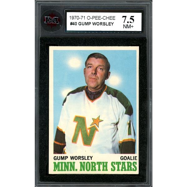 1970-71 O-Pee-Chee #40 Gump Worsley (KSA 7.5)