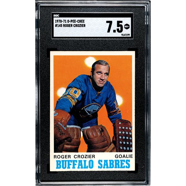 1970-71 O-Pee-Chee #145 Roger Crozier (SGC 7.5)
