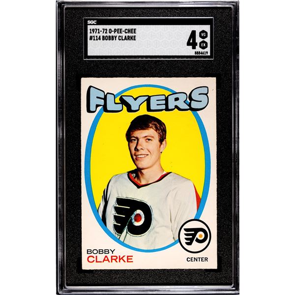 1971-72 O-Pee-Chee #114 Bobby Clarke (SGC 4)