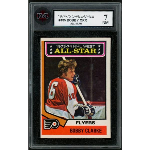1974-75 O-Pee-Chee #135 Bobby Clarke AS (KSA 7)
