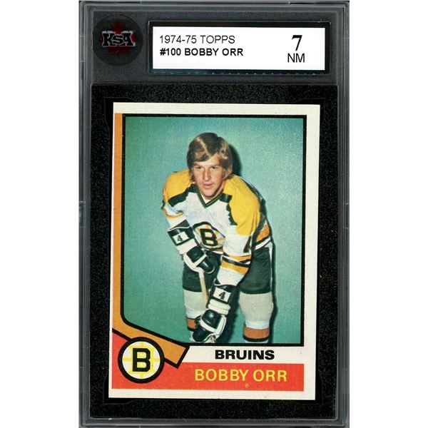 1974-75 Topps #100 Bobby Orr (KSA 7)
