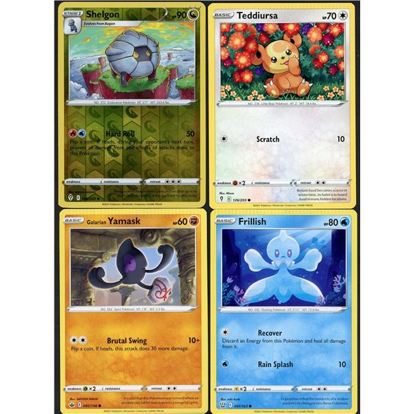 4x Lot of Pokémon factory crimp defects