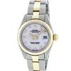 Image 2 : Rolex Ladies 2T Yellow Gold & Stainless Steel Cream Dial Oyster Band Wristwatch