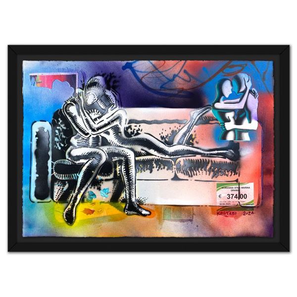 Echoes of Connection - New York by Kostabi Original