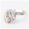 Image 3 : 1.01 ctw Diamond Platinum Ring (1.80 ctw Diamonds)