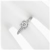 Image 7 : Vintage Jabel 18k Gold GIA 0.57 ctw European Diamond w/ Accents Engagement Ring