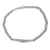 Image 6 : Antique Esemco 10k White Gold 0.03 ctw Diamond Milgrain Filigree Belly Bracelet