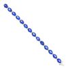 Image 5 : NEW 14k Gold 37.71 ctw Alternating Oval Tanzanite & Round Diamond Tennis Bracele
