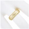 Image 3 : Classic 14k Gold 6mm Wide Domed Polished w/ Milgrain Stackable Wedding Band Ring