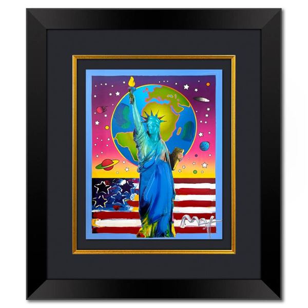 Liberty, Earth and Flag by Peter Max