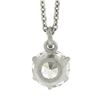Image 7 : Antique Platinum .98 ctw GIA Round D/VS1 Diamond Solitaire Pendant & 18" Chain