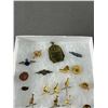 Image 2 : Lot of Vintage Pins. Some Sterling Silver