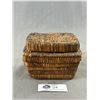 Image 1 : Small First Nations Woven Lidded Box