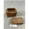 Image 2 : Small First Nations Woven Lidded Box