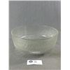 Image 1 : Textured Sweedish Clear Glass Bowl