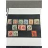 Image 2 : Hong Kong Stamps. Single Page of Early King Edward Issues All are Cancelled Stamps.