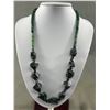 Image 2 : Quality Genuine Fuchite & Amethyst Gemstone Necklace
