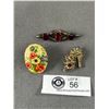 Image 2 : Antique Brooch Lot