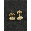 Image 1 : Lovely 14k Gold Genuine Pearl Earrings. Marked