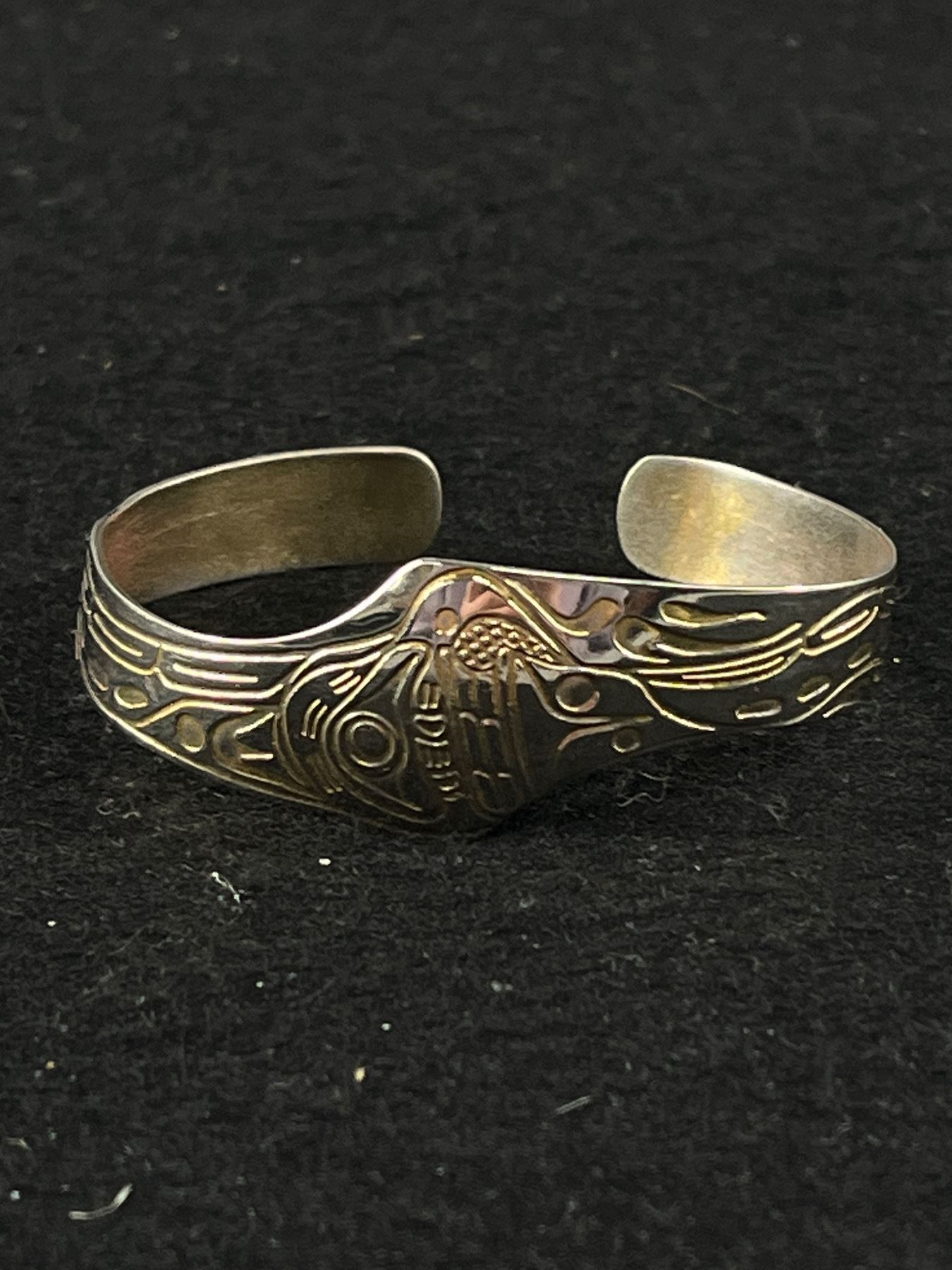 Vintage Native Silver Bangle