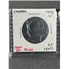Image 2 : 4 x Canadian Coins, 1968 10-Cents, 1998W Mint-state 10-cents, 2000 10-cents PROOF, 1987 50-cents MIN
