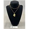 Image 1 : 14K Gold Plated Genuine Shell Pendant