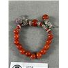 Image 2 : Genuine Carnelian Stone Charm Bracelet