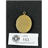 Image 1 : Very Large Brushed Gold Locket. OLD!