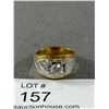 Image 2 : Men's Vintage Gold & Silver Ring