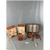 Image 1 : Nice Asian Décor Lot - Figurines, Snuff Bottle, Tins, Wood Masks & More