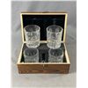 Image 8 : Lot Of Vintage Bar Ware - Ice Bucket, Stir Sticks, Crystal Whiskey Glasses & More