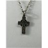 Image 2 : Antique Sterling 925 Celtic Cross& Chain