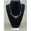 Image 1 : Antique Victorian Silver Necklace, Very Lovely