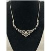 Image 2 : Antique Victorian Silver Necklace, Very Lovely