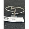 Image 2 : Vintge Sterling Silver Marked 925 Dolphin Bangle