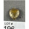 Image 2 : Signed 14kGF Antique Heart Pendant