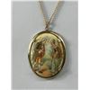 Image 2 : Beautiful Signed Made in Cechoslovakia Cameo Necklace