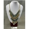Image 2 : Stunning Crystal Bib Style Necklace with Gorgeous Colour