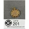 Image 2 : Vintage Gold Tone Pendant