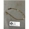 Image 2 : Genuine Antique Art Deco Gold Tone Watch Chain