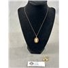 Image 1 : Antique 12kGF Geniune Cameo Necklace and Earring Set